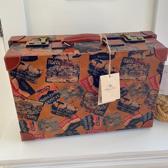 Patricia Nash Handbags - RARE❣️Patricia Nash Vintage Patch Sticker Suitcase ONLY NWT🔥🔥🔥 Retail $499